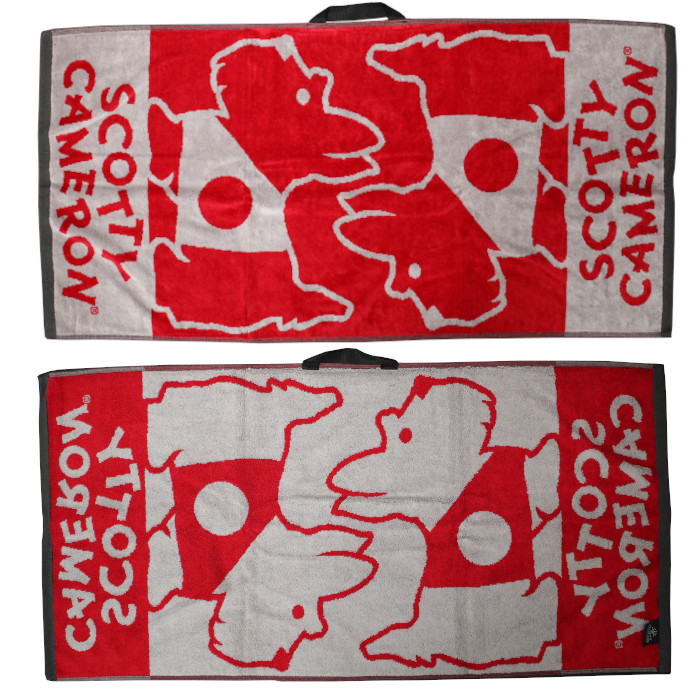 値下げ　スコッティキャメロン　新品タオル SCOTTY CAMERON スコッティ キャメロン ラウンドタオル