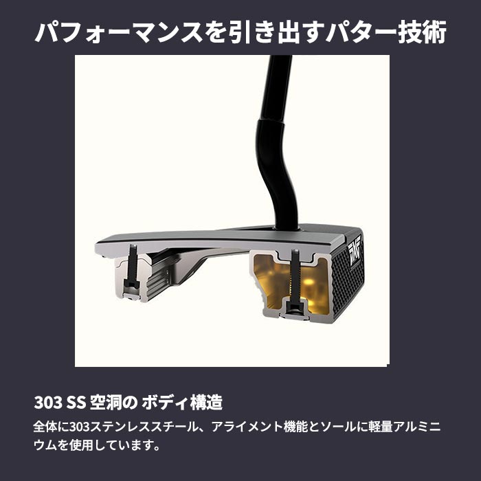 ◆新品未使用◆PXG Allan アラン　ZTダブルブラック 楽天市場】PXG ALLAN Double Black Zero Torque パター アラン